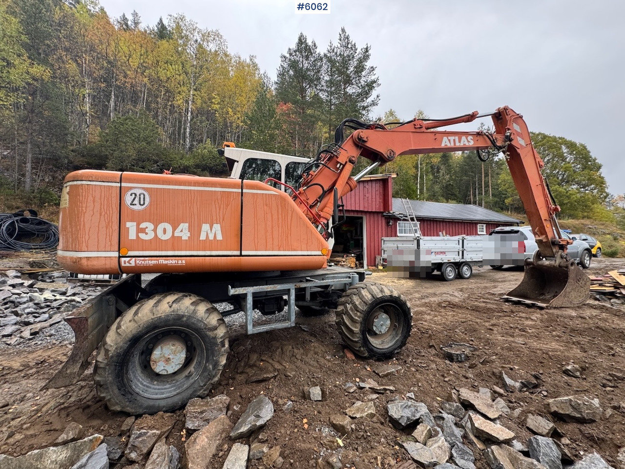 2002 Atlas 1304 w/ 1 backhoe bucket Low Hours! - Колёсный экскаватор: фото 5 2002 Atlas 1304 w/ 1 backhoe bucket Low Hours! - Колёсный экскаватор: фото 5