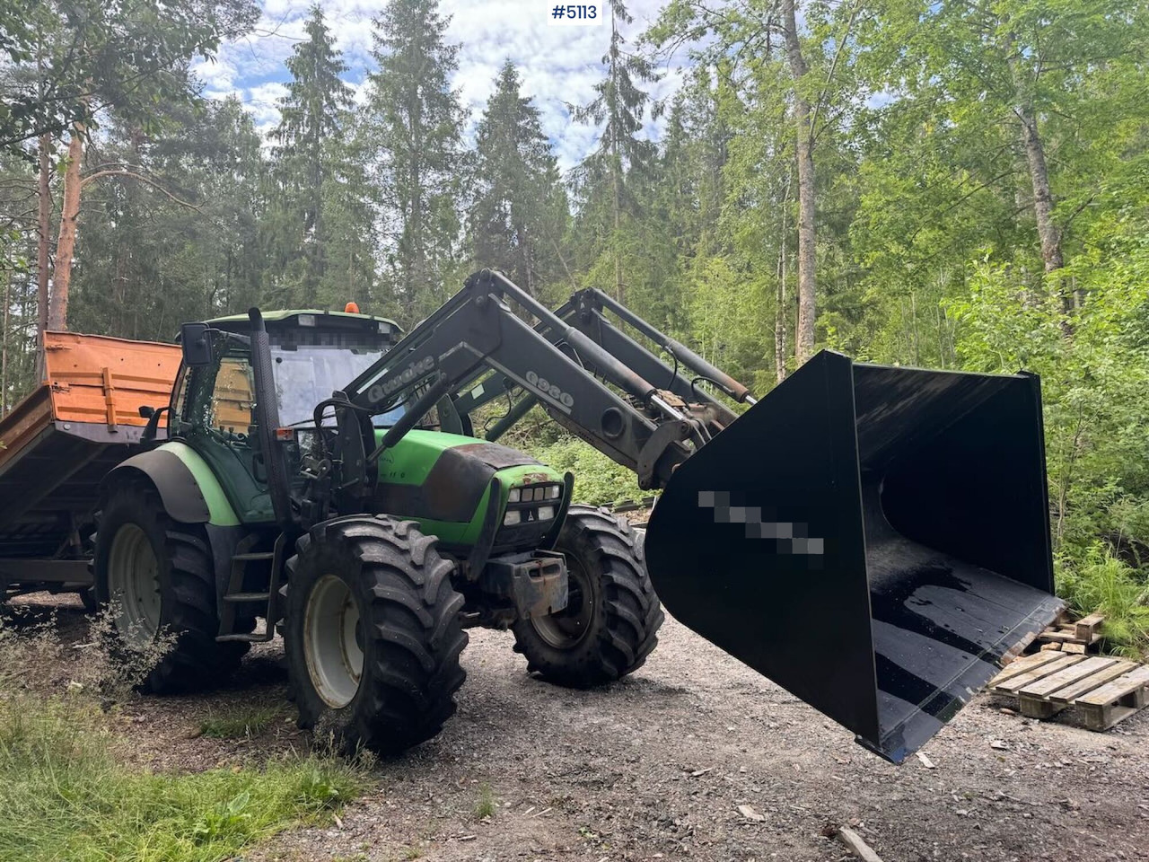 2004 Deutz-Fahr Agrotron TTV 1130 w/ front loader - Трактор: фото 4 2004 Deutz-Fahr Agrotron TTV 1130 w/ front loader - Трактор: фото 4