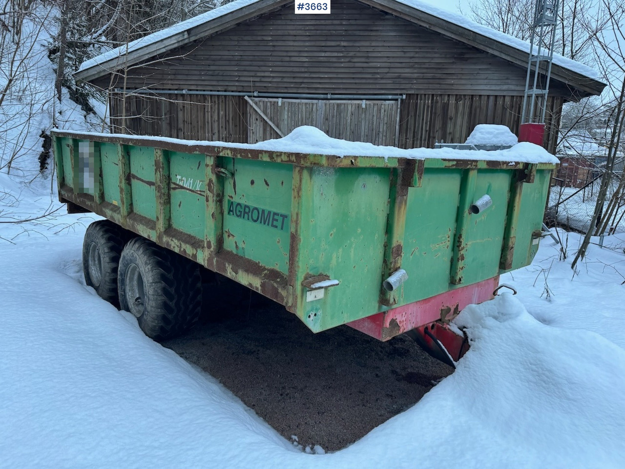 2006 Agromet T-041 Tipper trailer. - Сельскохозяйственный прицеп-самосвал: фото 2 2006 Agromet T-041 Tipper trailer. - Сельскохозяйственный прицеп-самосвал: фото 2
