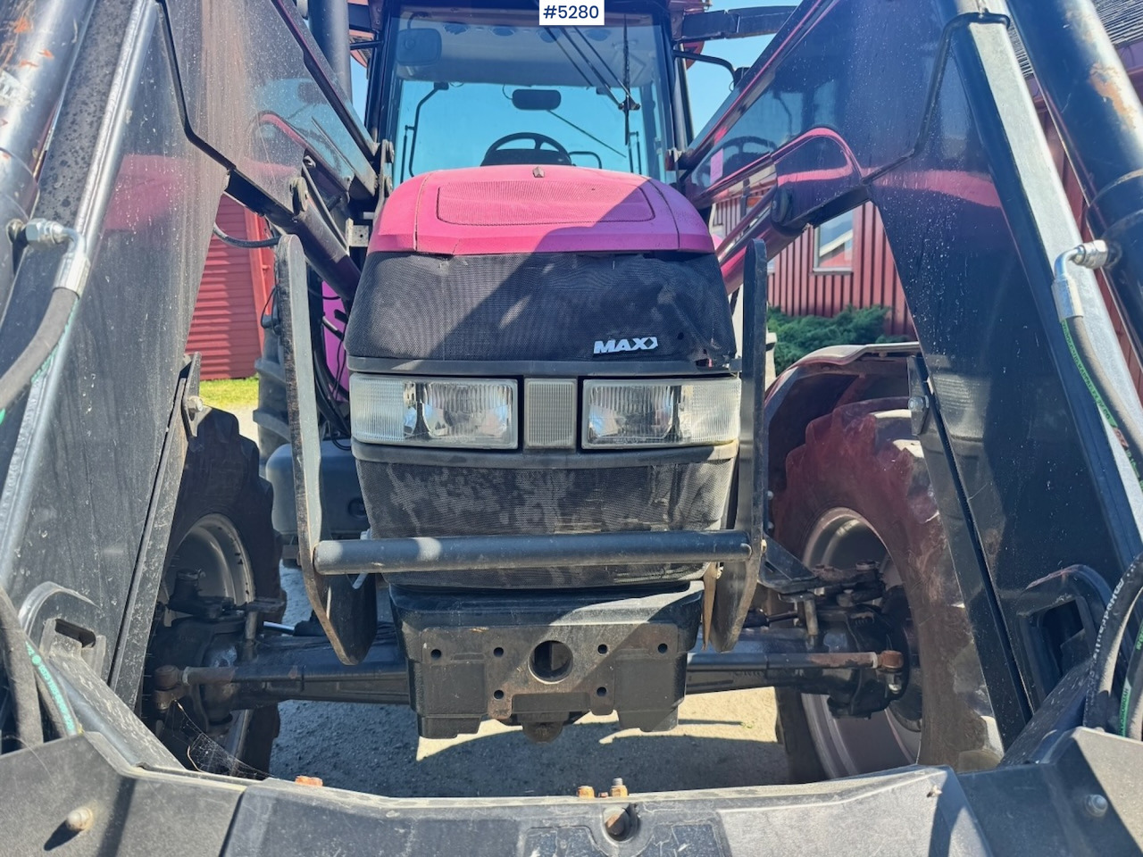 2006 Case MXM120 4x4 with front loader в лизинг 2006 Case MXM120 4x4 with front loader: фото 8