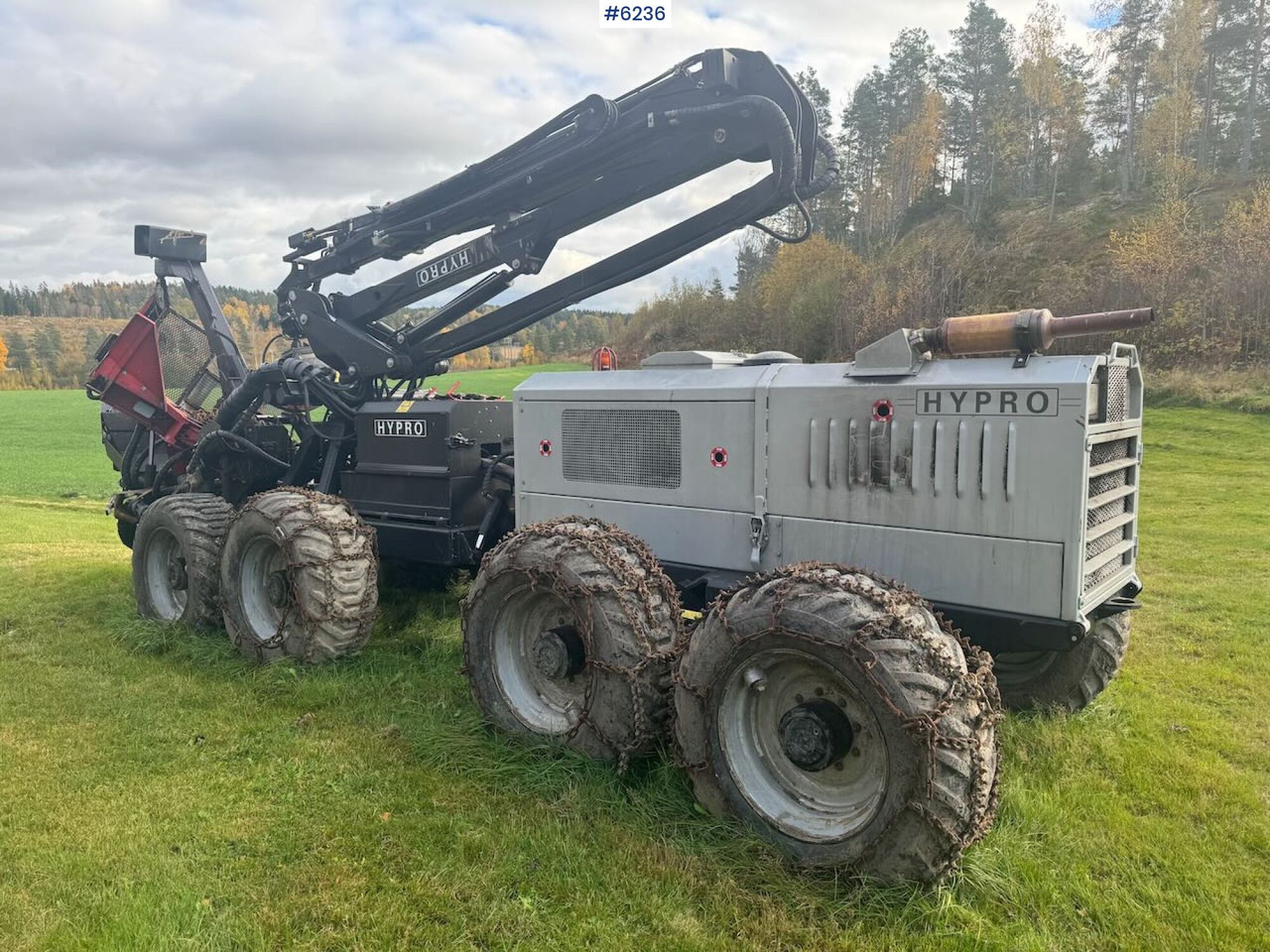 2008 Hypro 500LS harvesting machine with processor head and felling grapple - Харвестер: фото 4 2008 Hypro 500LS harvesting machine with processor head and felling grapple - Харвестер: фото 4