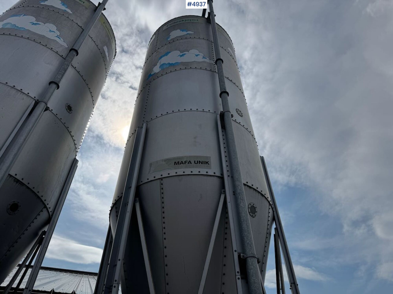 2008 Mafa 27.6 cubic meter feed silos x2 - Инвентарь для животноводства: фото 5 2008 Mafa 27.6 cubic meter feed silos x2 - Инвентарь для животноводства: фото 5