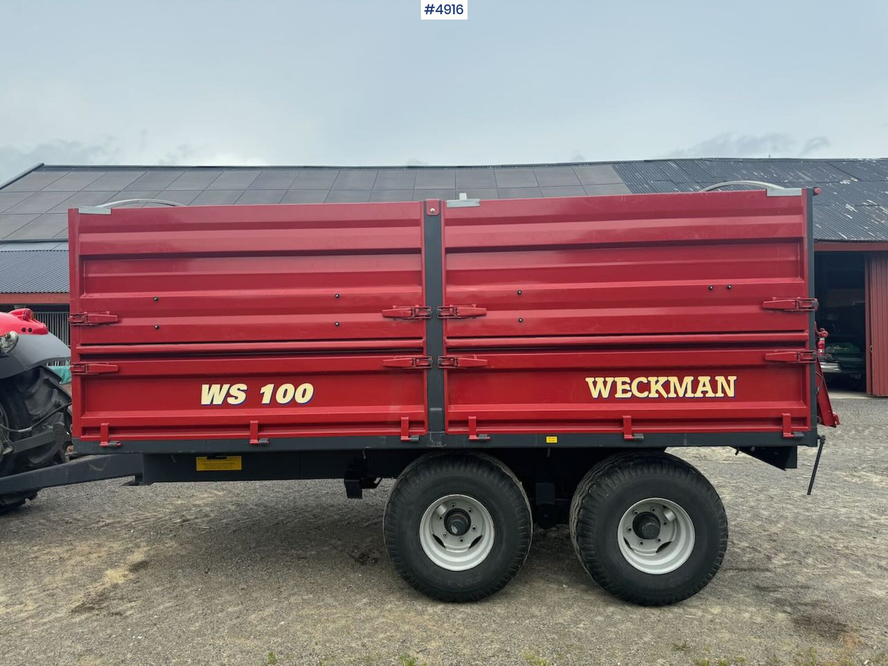 2008 Weckman WS100 - Сельскохозяйственный прицеп: фото 1 2008 Weckman WS100 - Сельскохозяйственный прицеп: фото 1