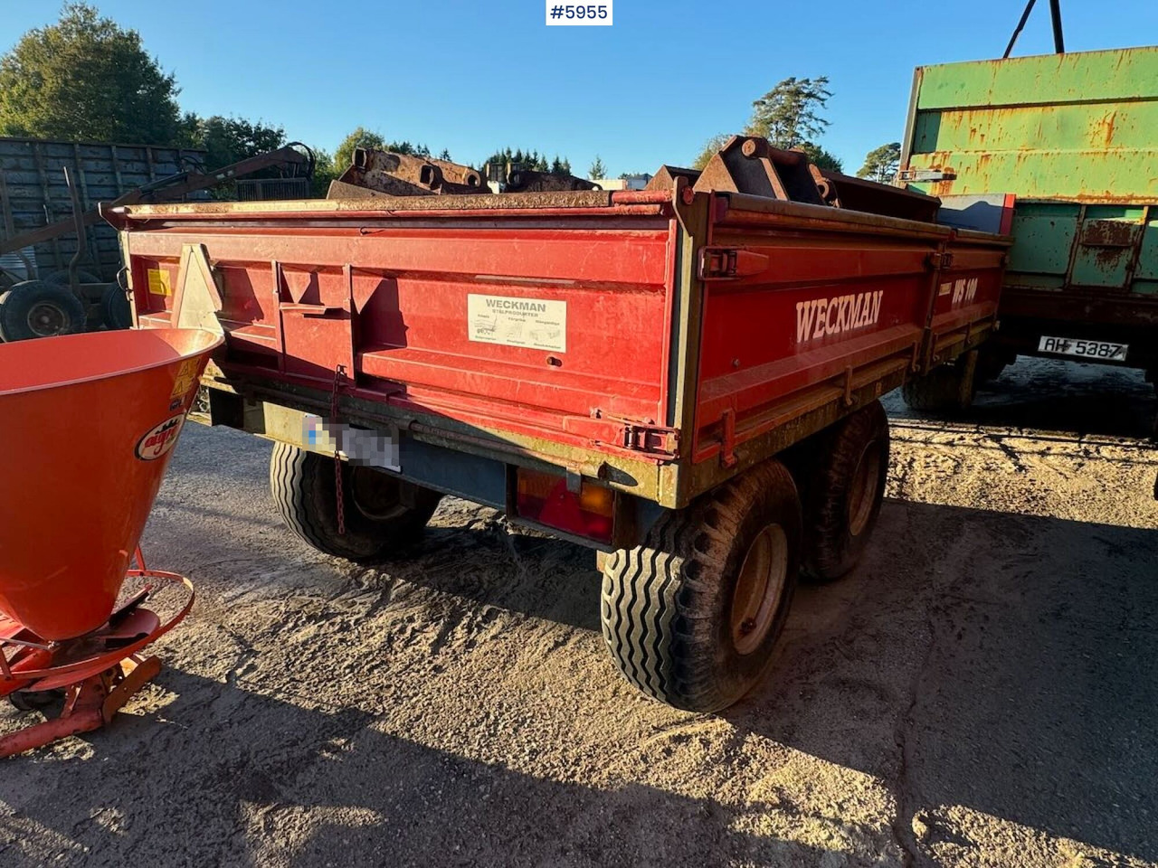 2011 Weckman WS100 - Сельскохозяйственный прицеп: фото 5 2011 Weckman WS100 - Сельскохозяйственный прицеп: фото 5