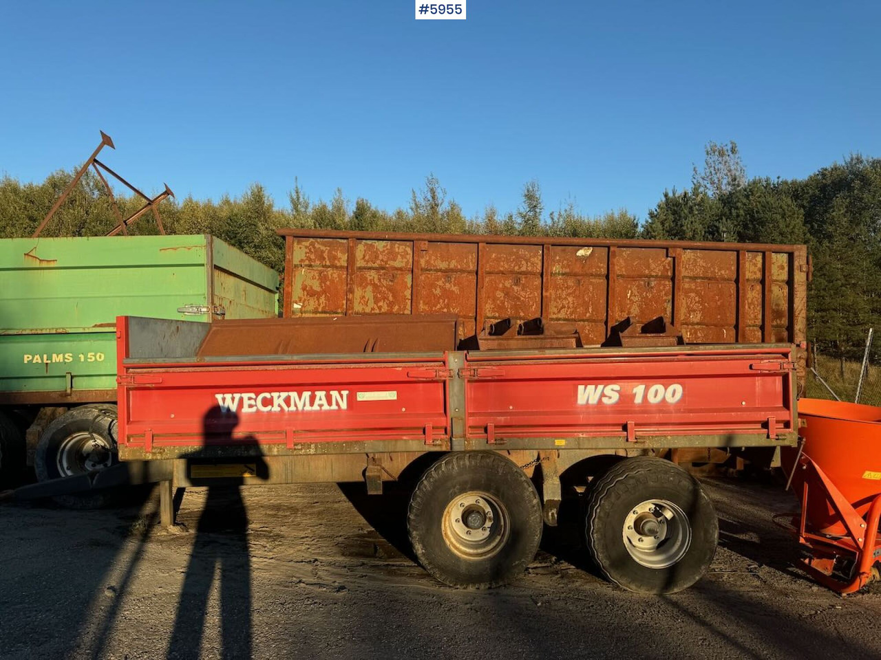 2011 Weckman WS100 - Сельскохозяйственный прицеп: фото 3 2011 Weckman WS100 - Сельскохозяйственный прицеп: фото 3