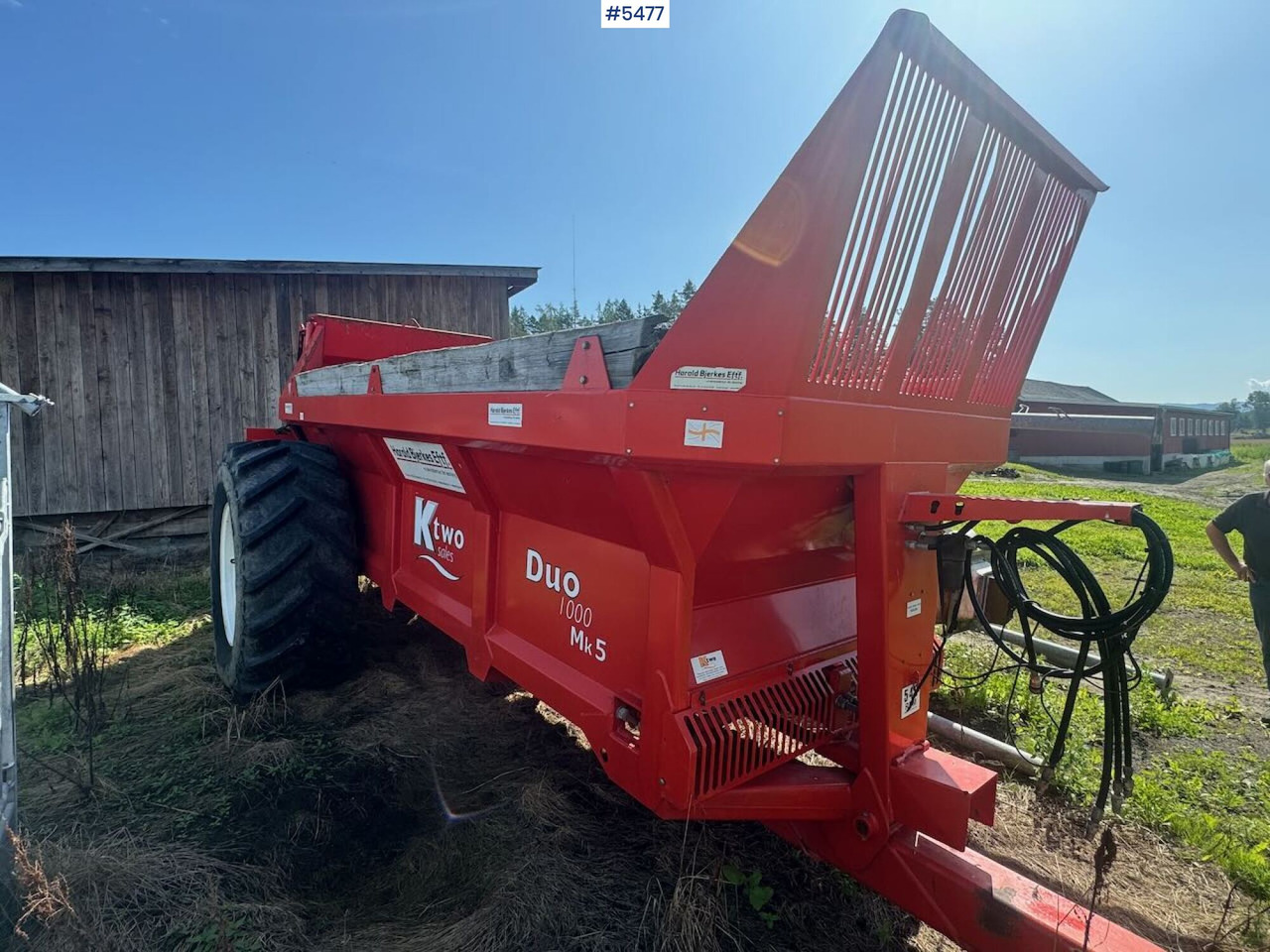 2014 Ktwo Duo 1000 Mk5 - Навозоразбрасыватель: фото 2 2014 Ktwo Duo 1000 Mk5 - Навозоразбрасыватель: фото 2