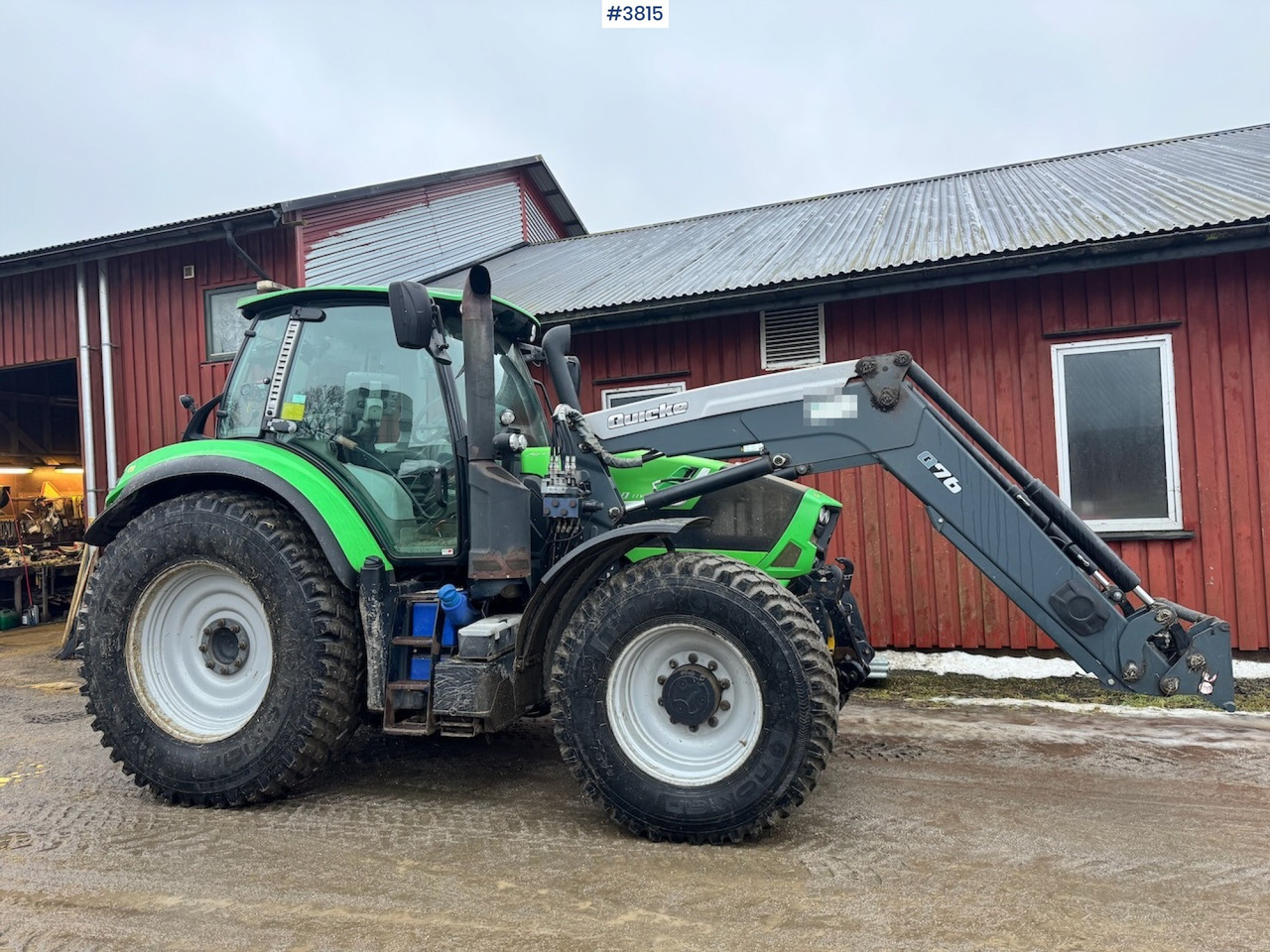 2015 Deutz-fahr 6190 Agrotron w/ Front loader, Front PTO and 2 sets of tires. - Трактор: фото 1 2015 Deutz-fahr 6190 Agrotron w/ Front loader, Front PTO and 2 sets of tires. - Трактор: фото 1