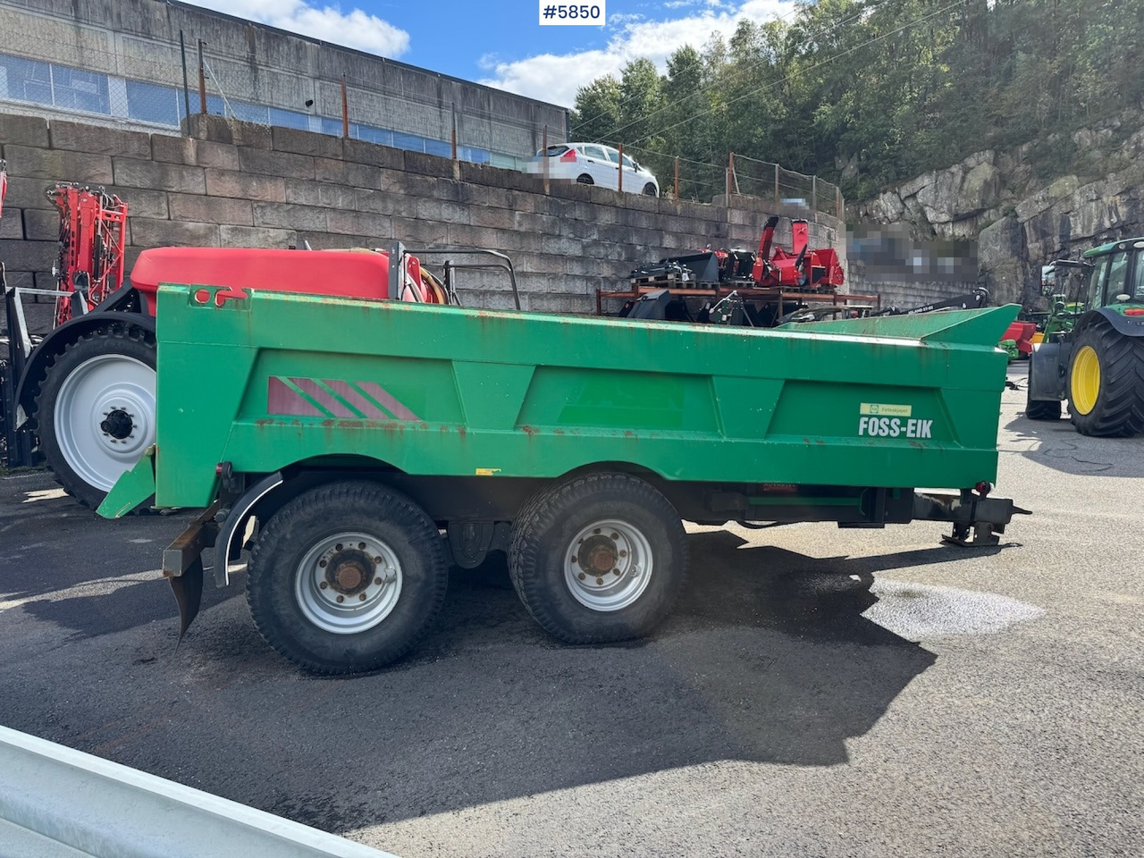 2015 Foss EIK 5.150 Dumper with 50 km/h. - Сельскохозяйственный прицеп-самосвал: фото 4 2015 Foss EIK 5.150 Dumper with 50 km/h. - Сельскохозяйственный прицеп-самосвал: фото 4