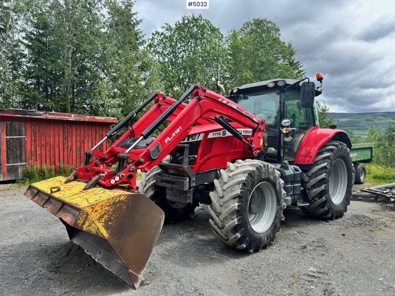 2018 Massey Ferguson 7788 4x4 w/ Front loader and bucket. - Трактор: фото 1 2018 Massey Ferguson 7788 4x4 w/ Front loader and bucket. - Трактор: фото 1