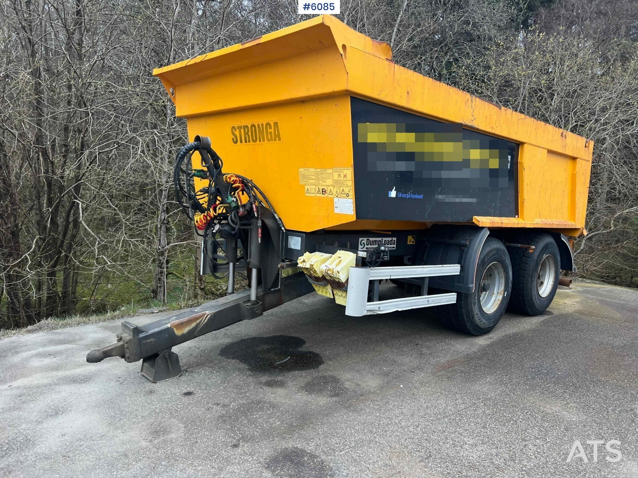 2019 2 axle Stronga DL1200 Dumper trailer - Сельскохозяйственный прицеп-самосвал: фото 2 2019 2 axle Stronga DL1200 Dumper trailer - Сельскохозяйственный прицеп-самосвал: фото 2
