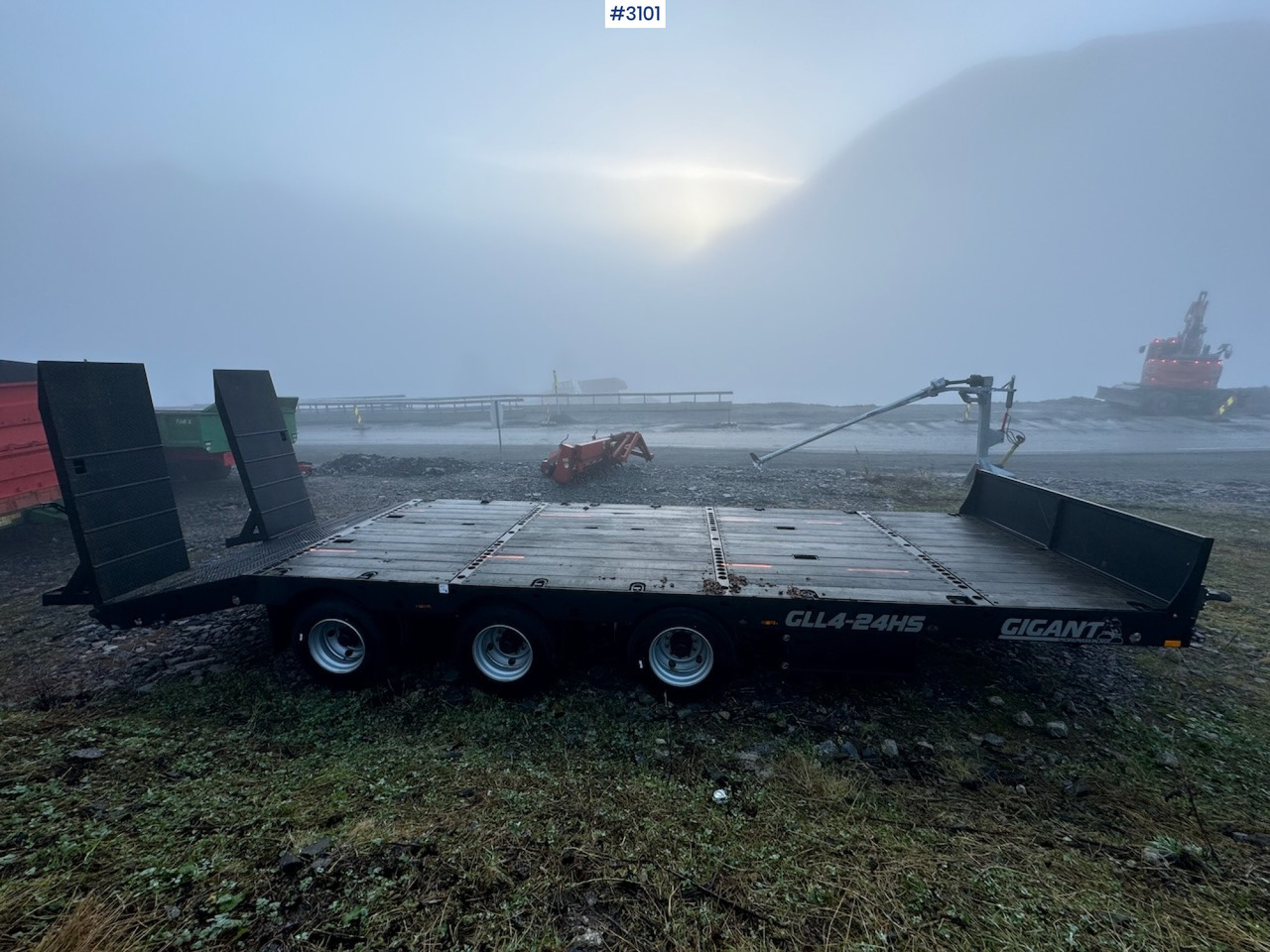 2021 Gigant Machine trailer with drive bridges - Низкорамный прицеп: фото 3 2021 Gigant Machine trailer with drive bridges - Низкорамный прицеп: фото 3