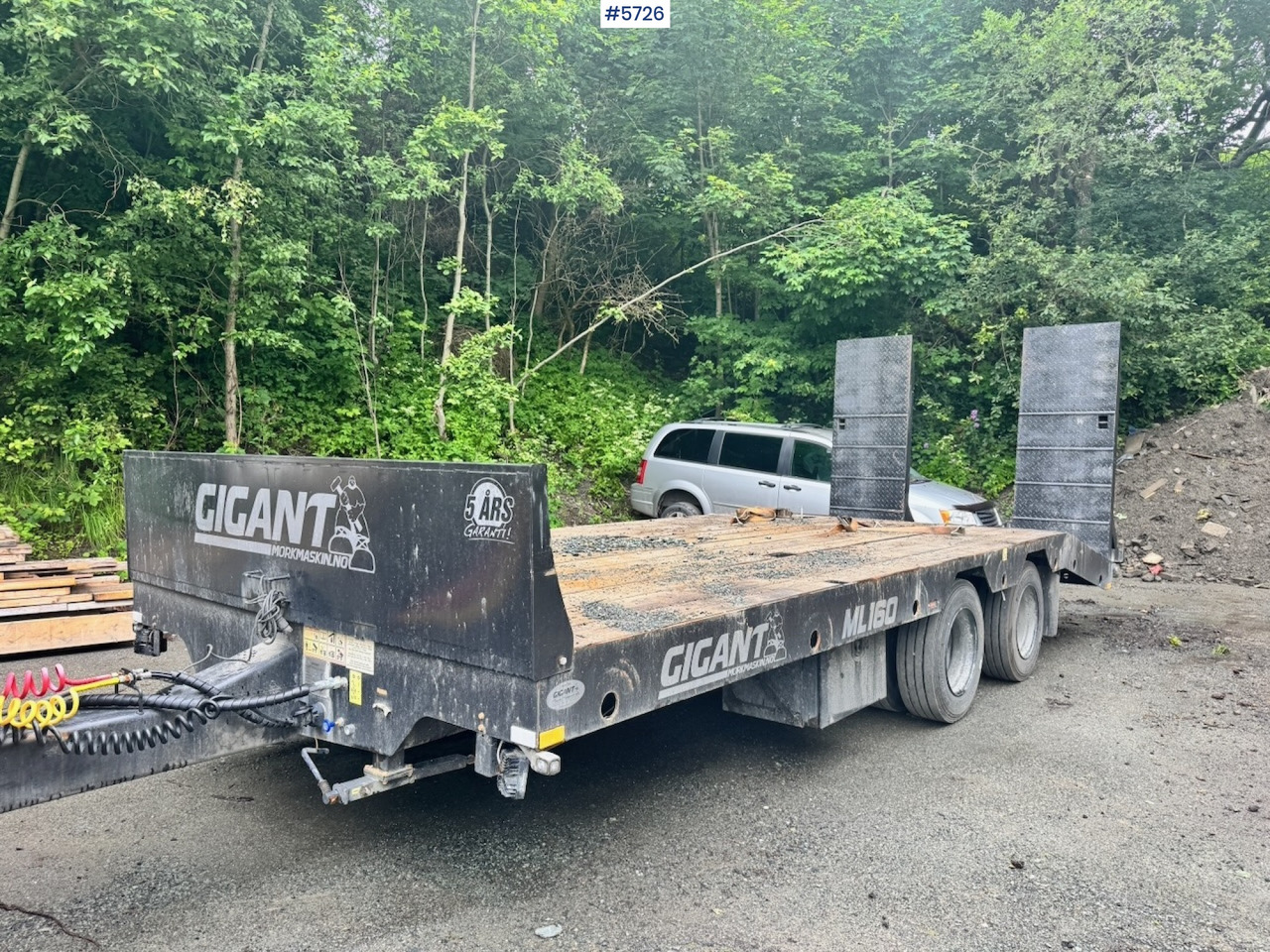 2023 Gigant ML-160 Machine trailer for tractor. - Низкорамный прицеп: фото 1 2023 Gigant ML-160 Machine trailer for tractor. - Низкорамный прицеп: фото 1