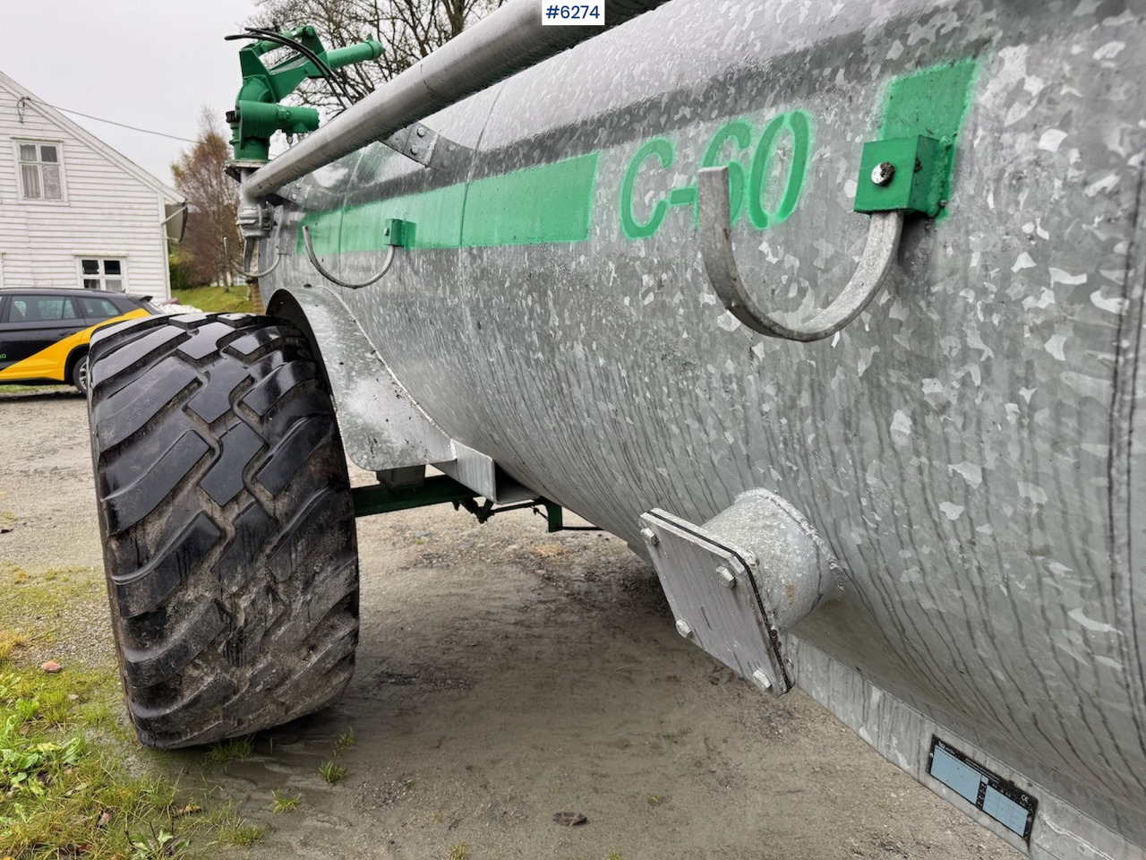 2024 Garcia C-60 6000 liter manure wagon w/ vacuum, combi and cannon. в лизинг 2024 Garcia C-60 6000 liter manure wagon w/ vacuum, combi and cannon.: фото 11