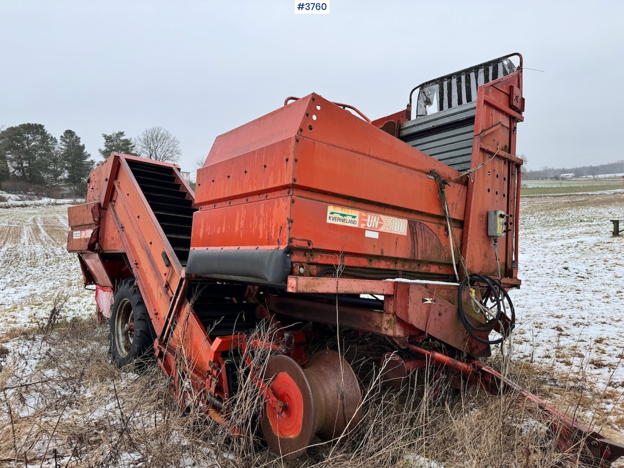 Картофелеуборочный комбайн Kverneland N2100 Potetopptaker with Kverneland desmantling machine.: фото 11