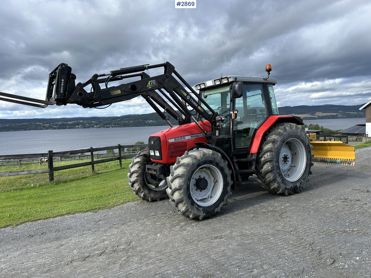 Massey Ferguson 6265 w/ trima 420 front loader - Трактор: фото 3 Massey Ferguson 6265 w/ trima 420 front loader - Трактор: фото 3