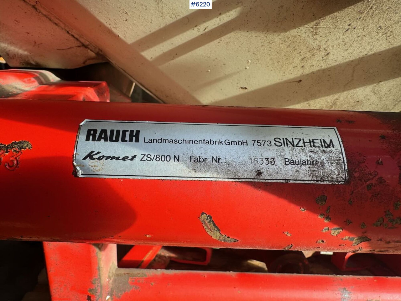 Rauch Komet ZS800 в лизинг Rauch Komet ZS800: фото 13