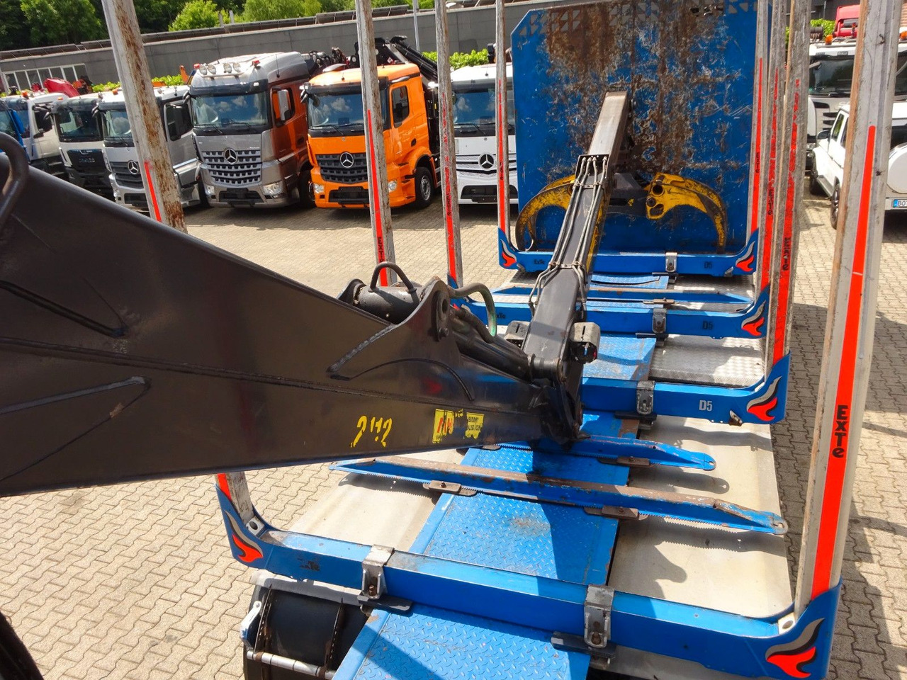 Лесовоз, Автоманипулятор MAN 26.510 mit KESLA 2112 Holzkran+Kabine+Greifer: фото 11