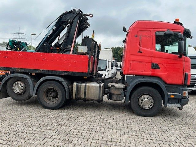 Scania 124 L 470 Pritsche + MKG HLK 201 HP 6x2 - Грузовик бортовой/ Платформа, Автоманипулятор: фото 4 Scania 124 L 470 Pritsche + MKG HLK 201 HP 6x2 - Грузовик бортовой/ Платформа, Автоманипулятор: фото 4