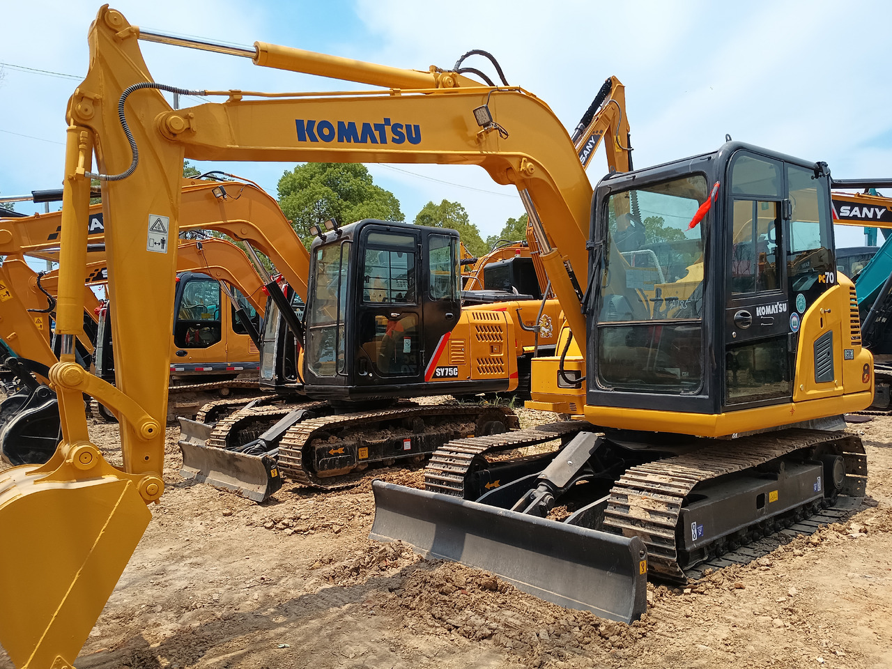 Komatsu PC70 - Гусеничный экскаватор: фото 4 Komatsu PC70 - Гусеничный экскаватор: фото 4
