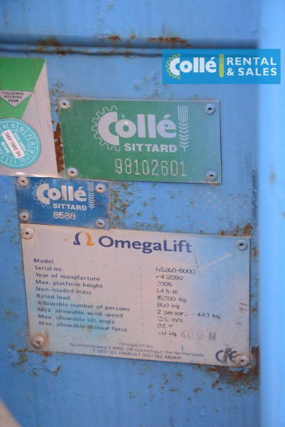 Omega NS260 | 2007 - Ножничный подъемник: фото 5 Omega NS260 | 2007 - Ножничный подъемник: фото 5