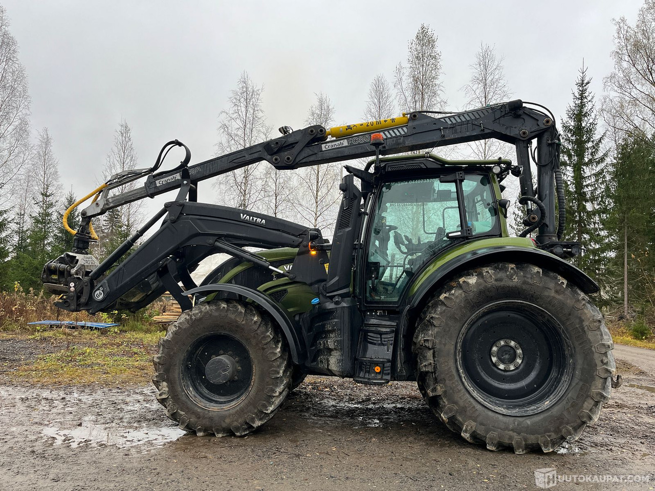 Valtra T 195 Versu ja Cranab vm.2021, Virrat - Трактор: фото 3 Valtra T 195 Versu ja Cranab vm.2021, Virrat - Трактор: фото 3