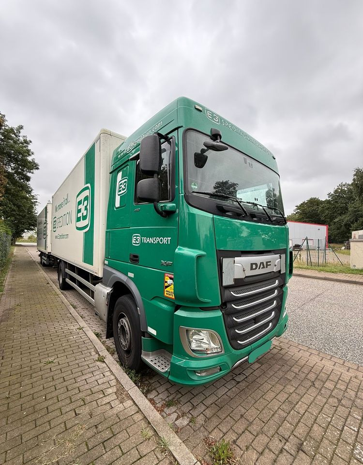 DAF XF ZESTAW TANDEM 2021 ORYGINALNY PRZEBIEG z Niemiec / PRZEJAZDOWY Z WINDĄ / - Грузовик с закрытым кузовом: фото 4 DAF XF ZESTAW TANDEM 2021 ORYGINALNY PRZEBIEG z Niemiec / PRZEJAZDOWY Z WINDĄ / - Грузовик с закрытым кузовом: фото 4