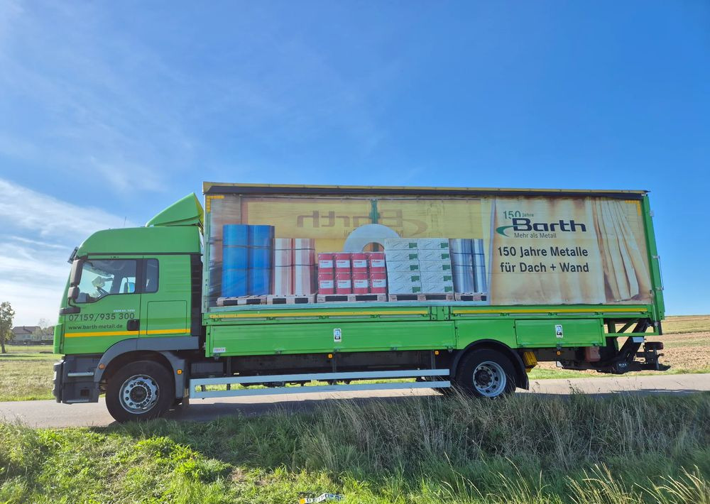 MAN Tgm 18.320 FULL SERWIS UNIKAT TOP ORYGINALNY PRZEBIEG z Niemiec AUTOMAT WINDA ACC Pirelli klima postojowa 18.250 18.290 15.250 15.290 15.320 - Тентованный грузовик: фото 3 MAN Tgm 18.320 FULL SERWIS UNIKAT TOP ORYGINALNY PRZEBIEG z Niemiec AUTOMAT WINDA ACC Pirelli klima postojowa 18.250 18.290 15.250 15.290 15.320 - Тентованный грузовик: фото 3