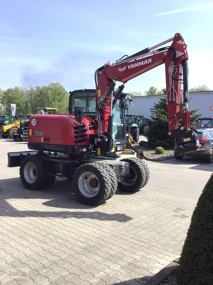 Yanmar B75W - Колёсный экскаватор: фото 5 Yanmar B75W - Колёсный экскаватор: фото 5