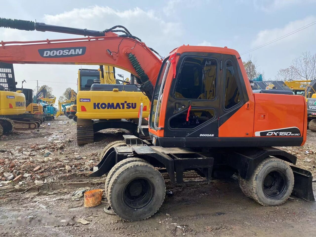 Колёсный экскаватор Doosan DX150W: фото 11