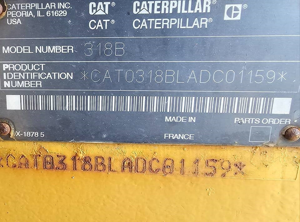 Гусеничный экскаватор CAT 318 B L: фото 39