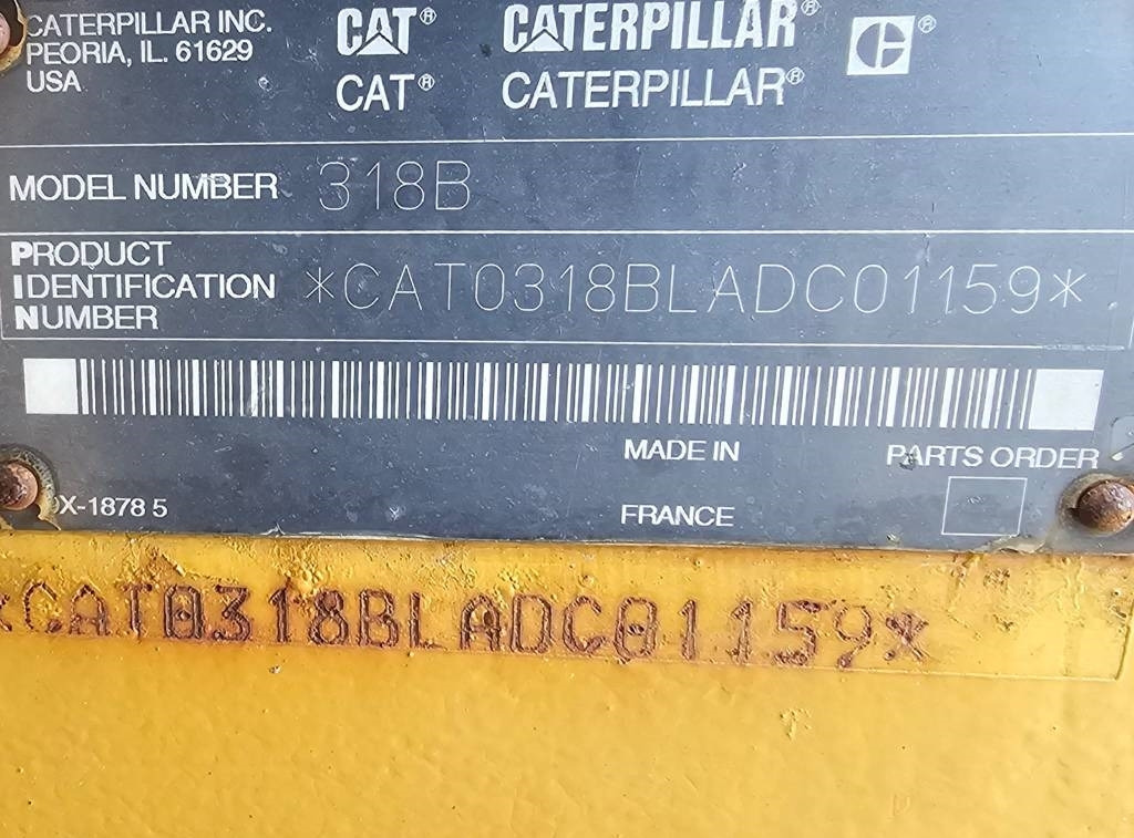 Гусеничный экскаватор CAT 318 B L: фото 26