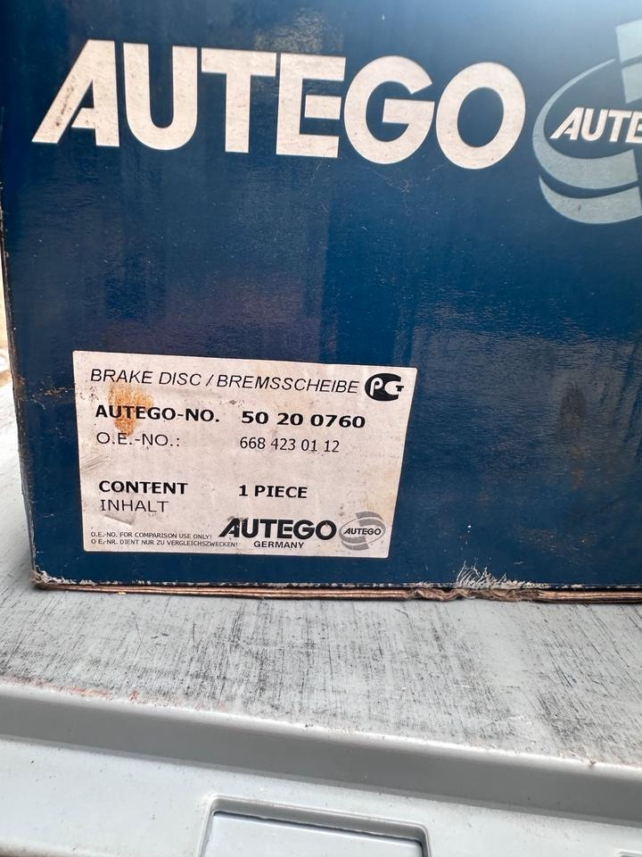 Bremsscheiben Mercedes-Benz Vario Hinterachse O.E.-Nr.: A6684230112 - Тормозной диск для Фургонов: фото 4 Bremsscheiben Mercedes-Benz Vario Hinterachse O.E.-Nr.: A6684230112 - Тормозной диск для Фургонов: фото 4