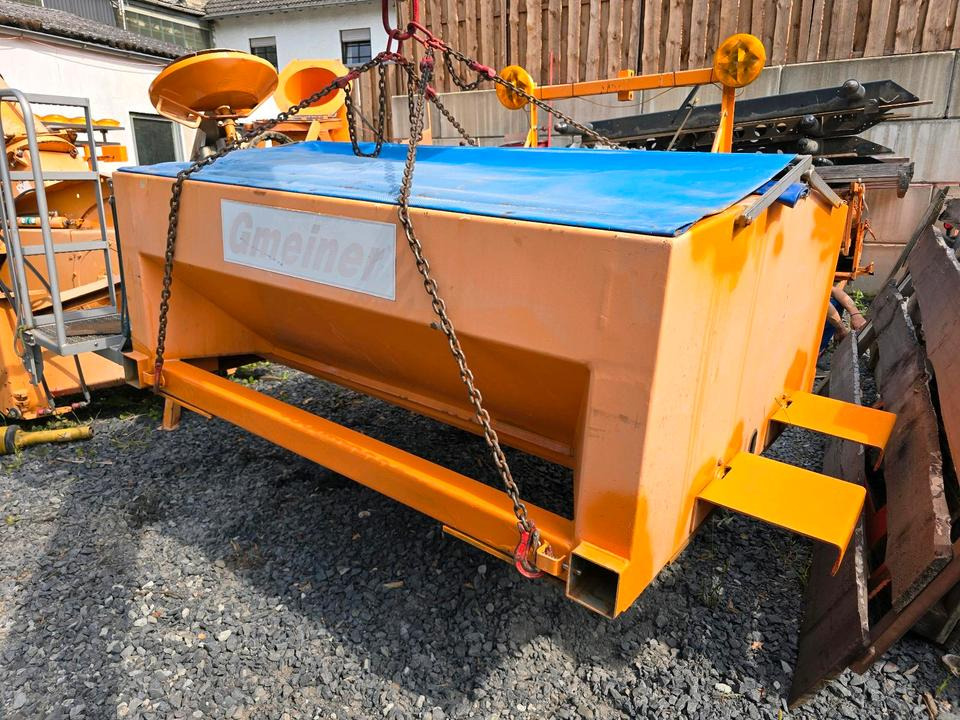 Gmeiner Yeti 2000 TC EWA Salzstreuer Streuautomat Salzsilo Bucher Aufbau für Unimog UGE UGN 405/10 405/12 U318 U 318 423 323 327 427 429 Schmidt Winterdienst - Разбрасыватель песка/ Соли: фото 3 Gmeiner Yeti 2000 TC EWA Salzstreuer Streuautomat Salzsilo Bucher Aufbau für Unimog UGE UGN 405/10 405/12 U318 U 318 423 323 327 427 429 Schmidt Winterdienst - Разбрасыватель песка/ Соли: фото 3