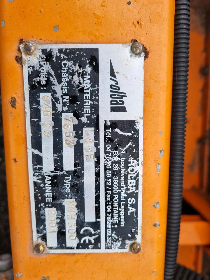 Rolba Schneepflug Schneeschild Scheeschieber Winterdienst Unimog Schmidt LKW Traktor 3m. - Отвал для снега: фото 5 Rolba Schneepflug Schneeschild Scheeschieber Winterdienst Unimog Schmidt LKW Traktor 3m. - Отвал для снега: фото 5