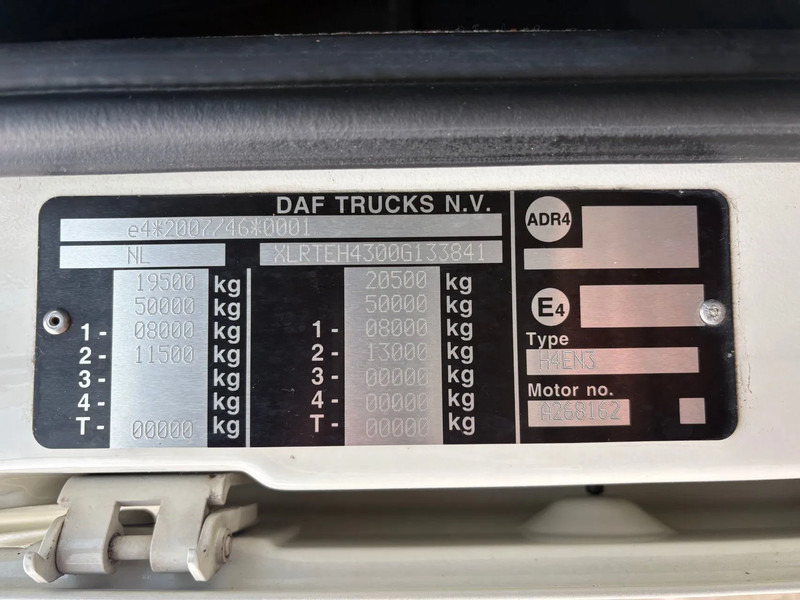 DAF XF 460 4x2 / APK - TUV JANUARI 2026 / HOLLAND TRUCK / ADR KLASSE I II III / 2 BEDS / - Тягач: фото 5 DAF XF 460 4x2 / APK - TUV JANUARI 2026 / HOLLAND TRUCK / ADR KLASSE I II III / 2 BEDS / - Тягач: фото 5