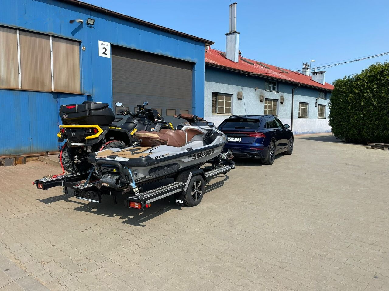Stim L21-SWQ/1300 vr. B 2x skuter lub 2 x quad lub skuter i quad - Лодочный прицеп: фото 3 Stim L21-SWQ/1300 vr. B 2x skuter lub 2 x quad lub skuter i quad - Лодочный прицеп: фото 3