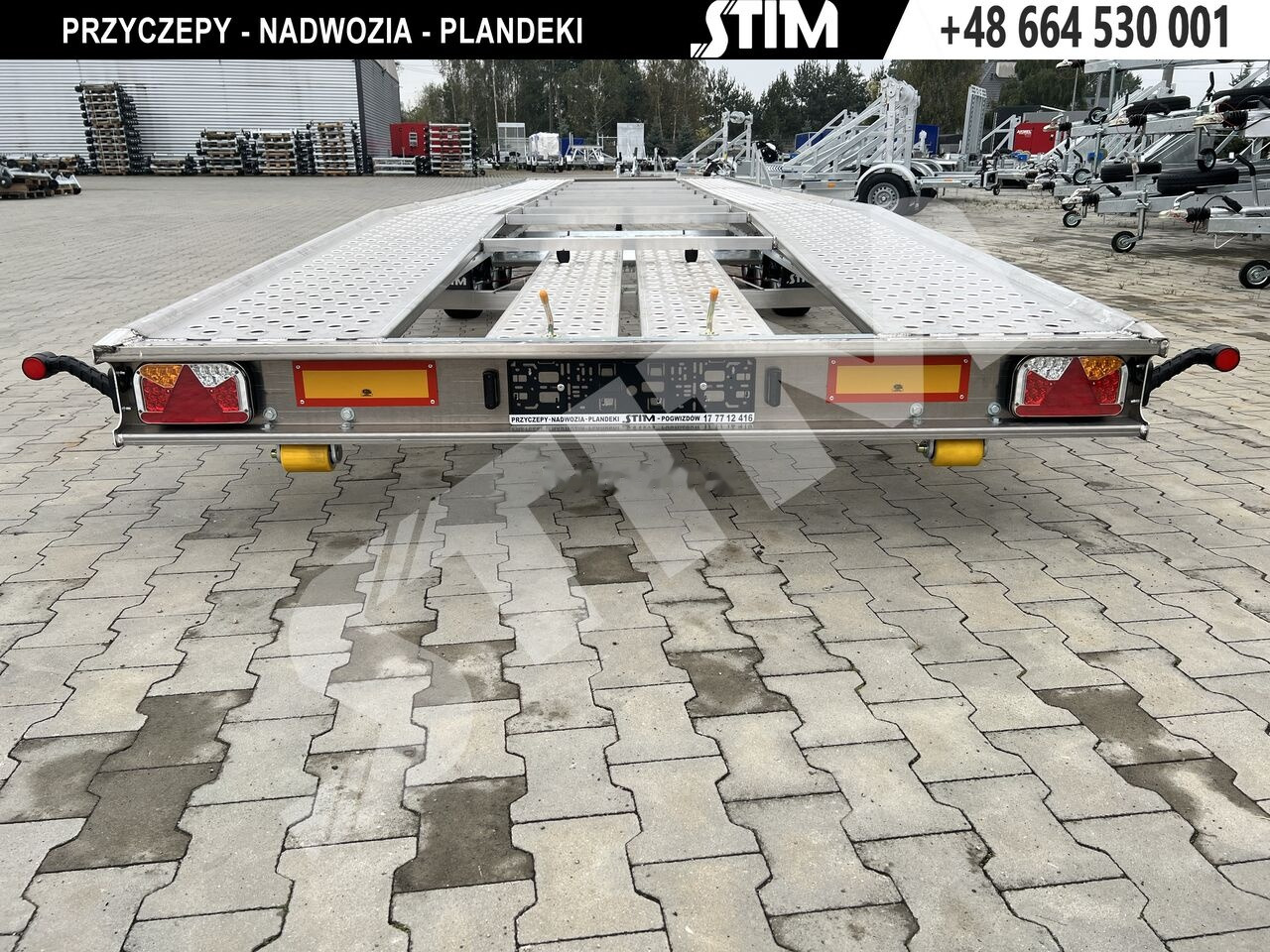 Новый Прицеп-автовоз Stim L23/PP-TS/85-35AL - 195/50R13C: фото 9 Новый Прицеп-автовоз Stim L23/PP-TS/85-35AL - 195/50R13C: фото 9