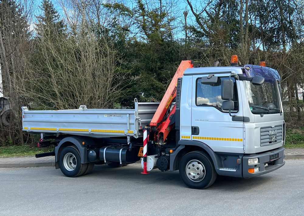 MAN MAN TGL 12-240 Kiper Wywrotka 4x2 Kran PALFINGER PK 12500 BARDZO DOBRY STAN - Самосвал: фото 3 MAN MAN TGL 12-240 Kiper Wywrotka 4x2 Kran PALFINGER PK 12500 BARDZO DOBRY STAN - Самосвал: фото 3