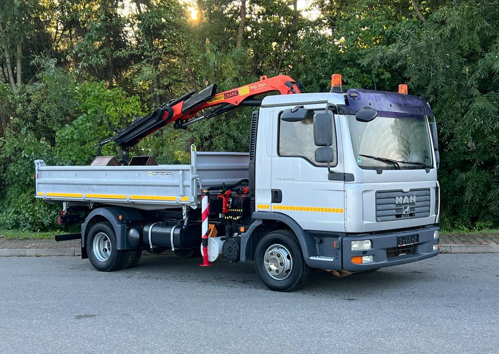 MAN MAN TGL 12-240 Kiper Wywrotka 4x2 Kran PALFINGER PK 12500 BARDZO DOBRY STAN - Самосвал: фото 2 MAN MAN TGL 12-240 Kiper Wywrotka 4x2 Kran PALFINGER PK 12500 BARDZO DOBRY STAN - Самосвал: фото 2