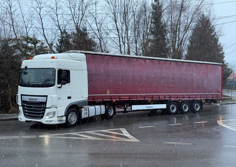 Тягач, Тентованный полуприцеп DAF * Zestaw * DAF 106 Euro 6 + Naczepa Krone * Bardzo Dobry Stan: фото 20