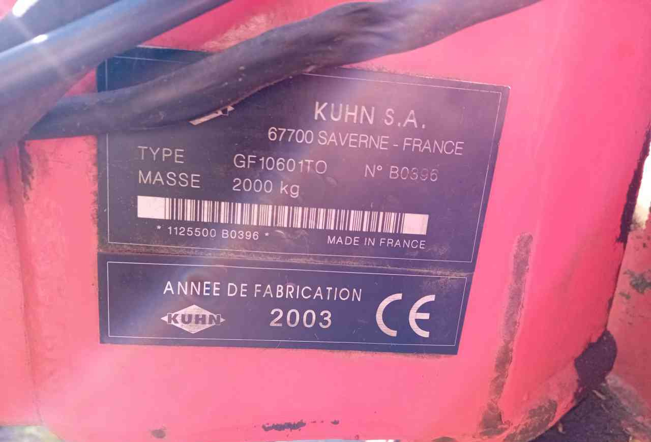 Сеноворошилка Kuhn GF10601TO schudder, weidebouwmachines: фото 6