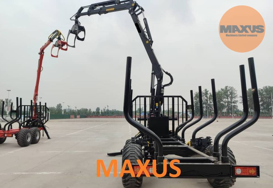 Maxus MAXUS 1400 Forestry Trailer + Crane 780 - Лесной прицеп: фото 3 Maxus MAXUS 1400 Forestry Trailer + Crane 780 - Лесной прицеп: фото 3