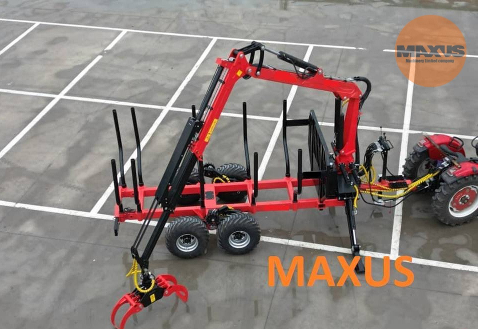Maxus MAXUS 1400 Forestry Trailer + Crane 780 - Лесной прицеп: фото 4 Maxus MAXUS 1400 Forestry Trailer + Crane 780 - Лесной прицеп: фото 4