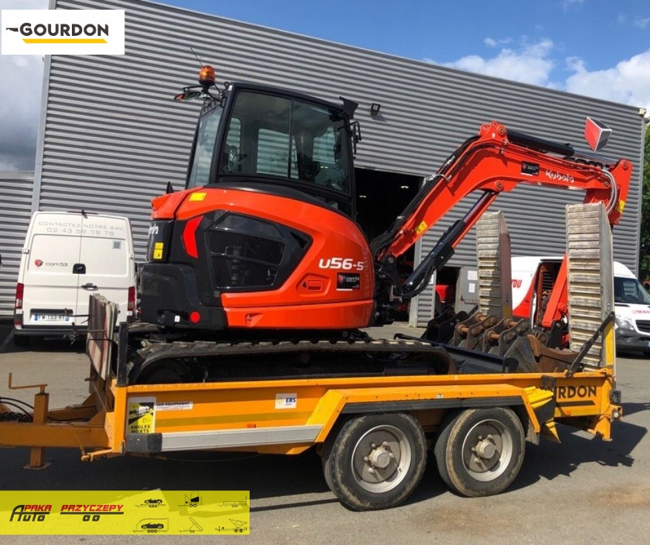 PRZYCZEPA PODKOPARKOWA MARKI GOURDON, DMC 6000 KG, 6T / GOURDON EXCAVATOR TRAILER, DMC 6000 KG, 6T - Прицеп для спецтехники: фото 2 PRZYCZEPA PODKOPARKOWA MARKI GOURDON, DMC 6000 KG, 6T / GOURDON EXCAVATOR TRAILER, DMC 6000 KG, 6T - Прицеп для спецтехники: фото 2