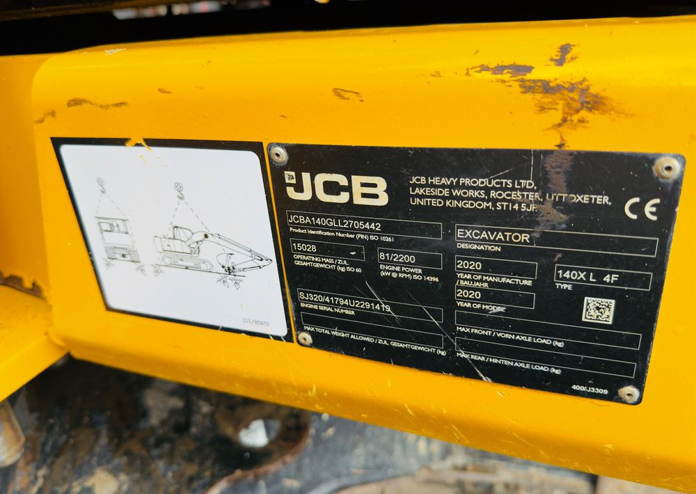 JCB 140 XLC в лизинг JCB 140 XLC: фото 10