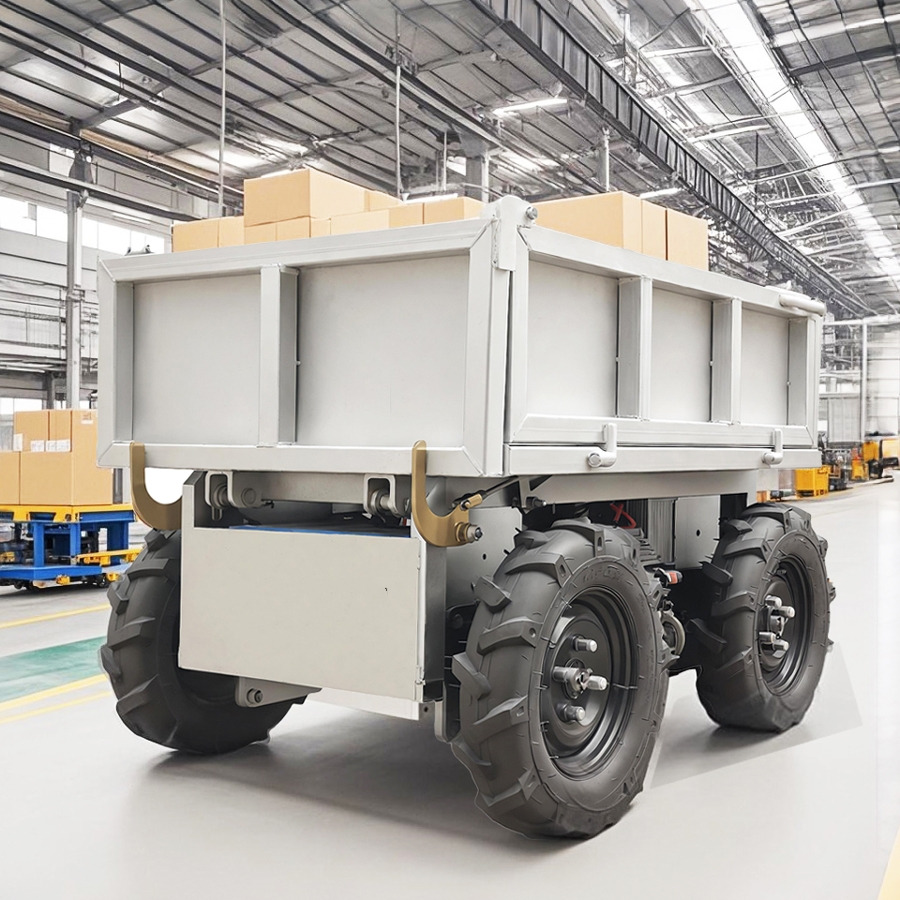 LEZUM Electric Remote Control Transporter Agricultural Orchard Farm Electric Utv Material Handling Equipment All Terrain Transport Vehicle - Сельскохозяйственный прицеп-самосвал: фото 3 LEZUM Electric Remote Control Transporter Agricultural Orchard Farm Electric Utv Material Handling Equipment All Terrain Transport Vehicle - Сельскохозяйственный прицеп-самосвал: фото 3
