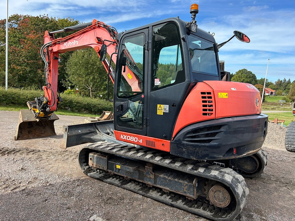 Kubota KX080-4 - Гусеничный экскаватор: фото 3 Kubota KX080-4 - Гусеничный экскаватор: фото 3