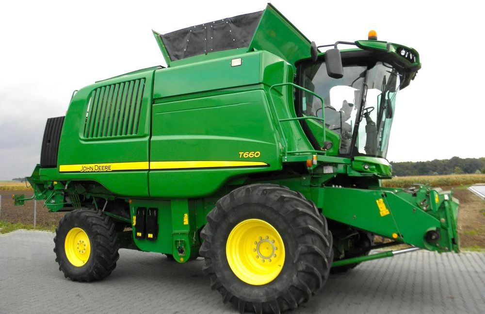 John Deere T660 2014 Rok, heder 7,6m, 2700 mtg na silniku, Najbogatsza Wersja, Nie Malowany, Stan Idealny - Зерноуборочный комбайн: фото 4 John Deere T660 2014 Rok, heder 7,6m, 2700 mtg na silniku, Najbogatsza Wersja, Nie Malowany, Stan Idealny - Зерноуборочный комбайн: фото 4