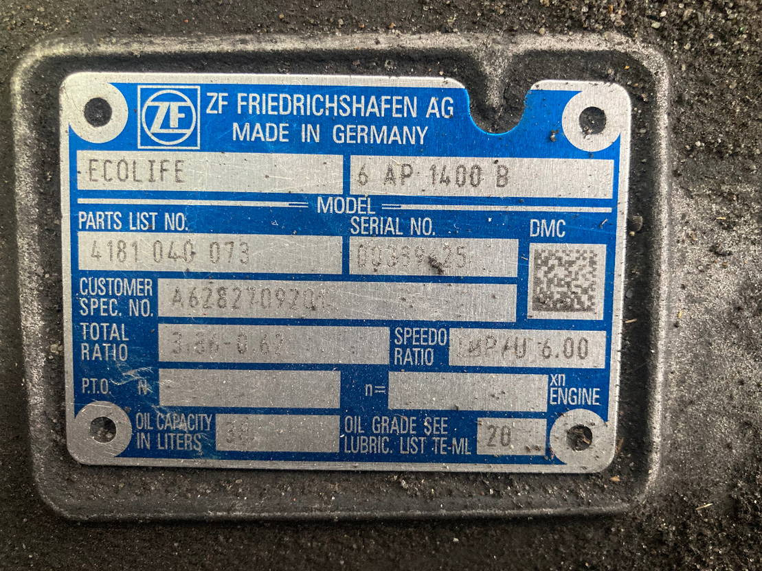 ZF Getriebe ZF 6 AP 1400 B Ecolife 4181040073 A6282709201 6AP1400B - Коробка передач для Автобусов: фото 2 ZF Getriebe ZF 6 AP 1400 B Ecolife 4181040073 A6282709201 6AP1400B - Коробка передач для Автобусов: фото 2