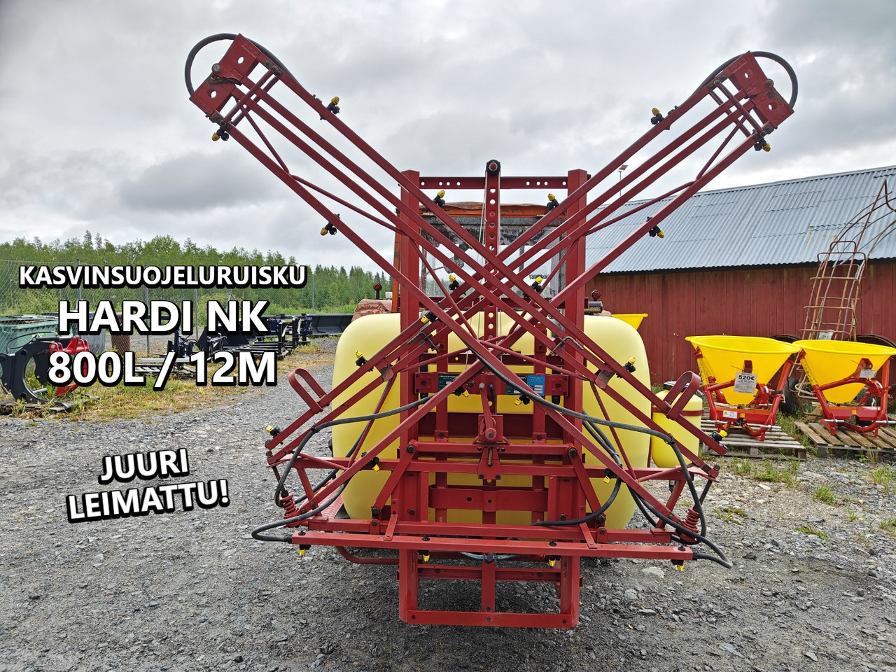 HARDI NK 800L/12M kasvinsuojeluruisku - juuri leimattu - Опрыскиватель: фото 1 HARDI NK 800L/12M kasvinsuojeluruisku - juuri leimattu - Опрыскиватель: фото 1
